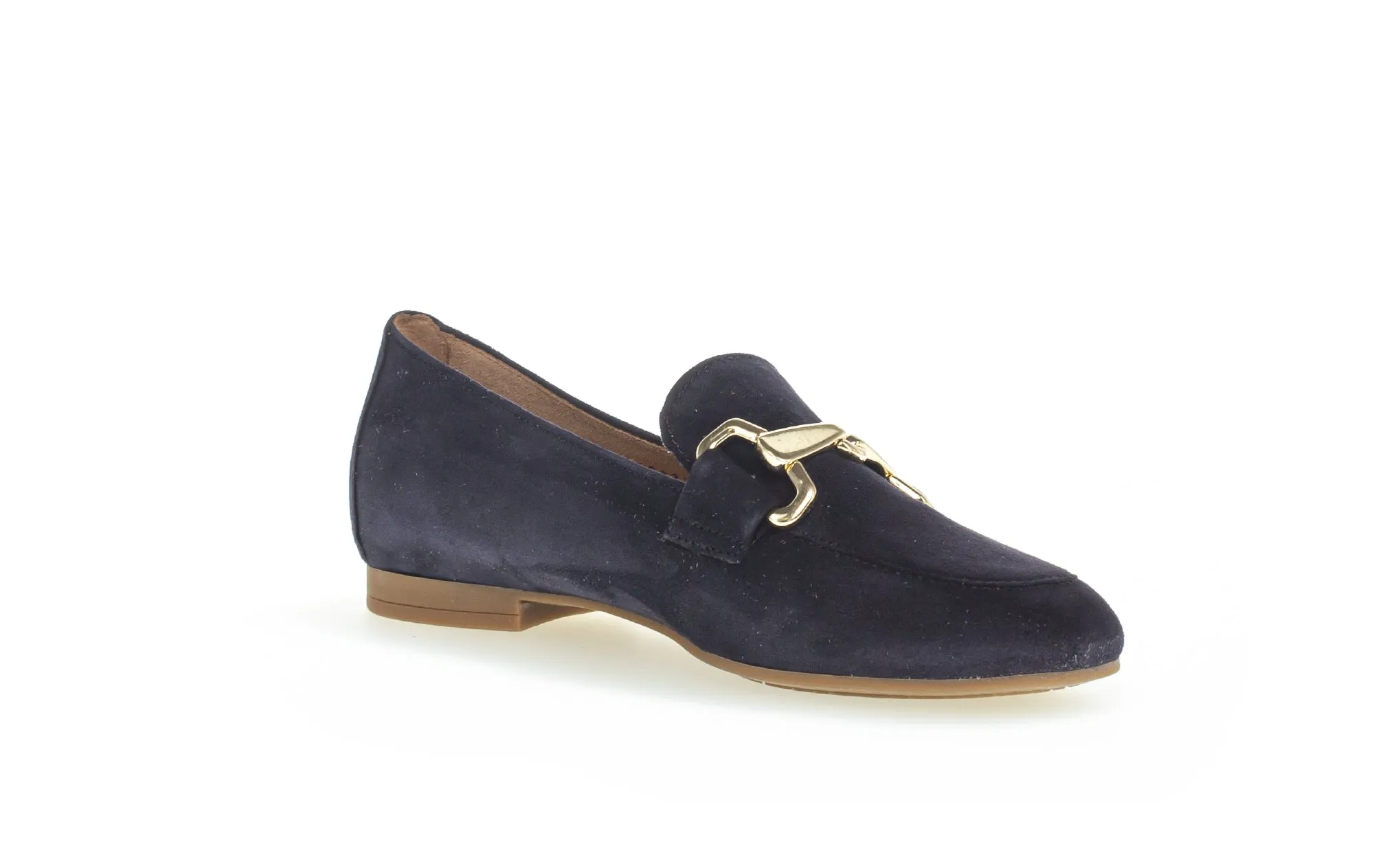 GABOR - 45.211.36 FLAT LOAFER - NAVY SUEDE