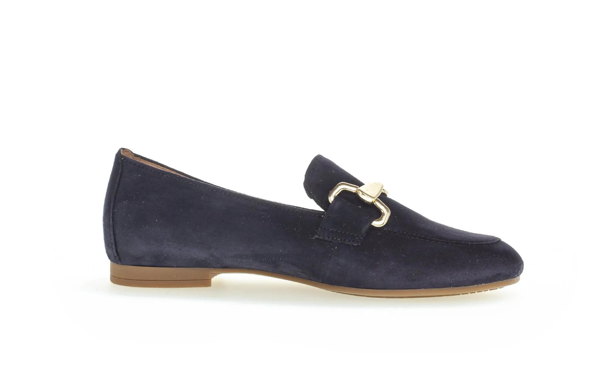 GABOR - 45.211.36 FLAT LOAFER - NAVY SUEDE