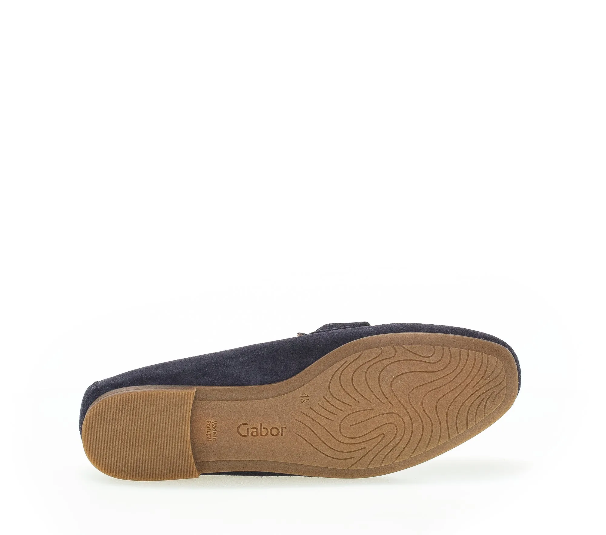 GABOR - 45.211.36 FLAT LOAFER - NAVY SUEDE