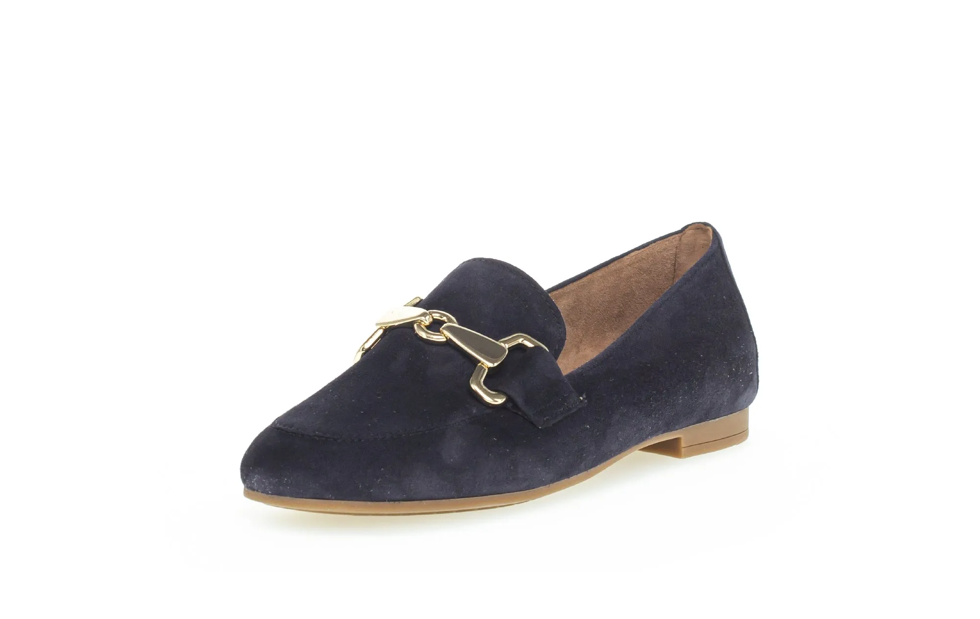 GABOR - 45.211.36 FLAT LOAFER - NAVY SUEDE
