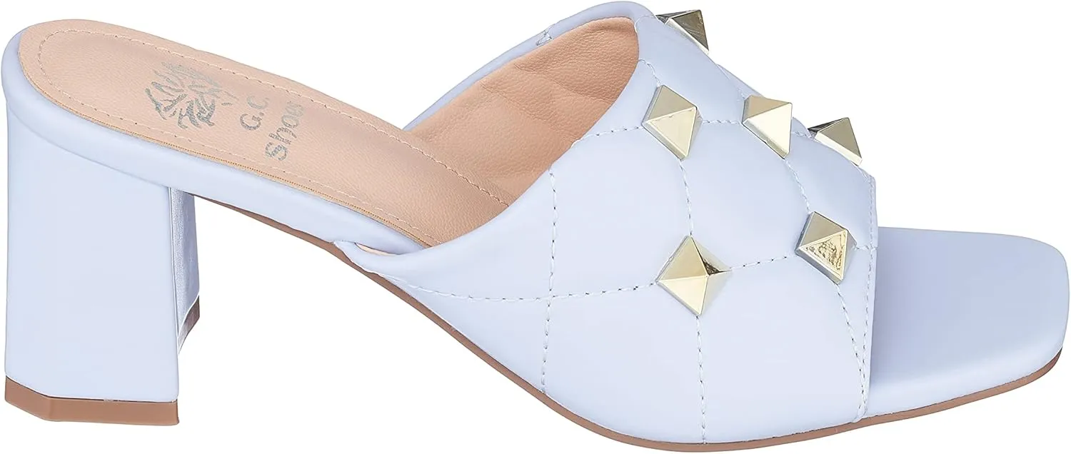 GC Shoes Womens Block Heeled Sandals