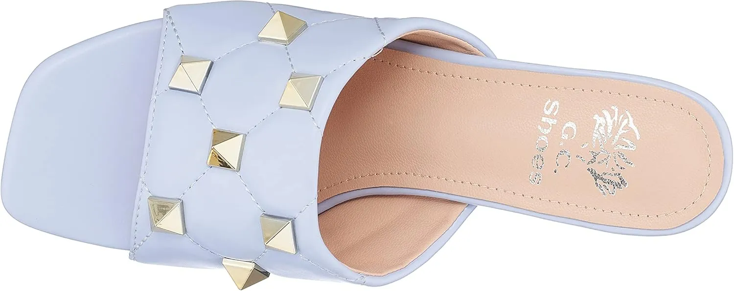 GC Shoes Womens Block Heeled Sandals