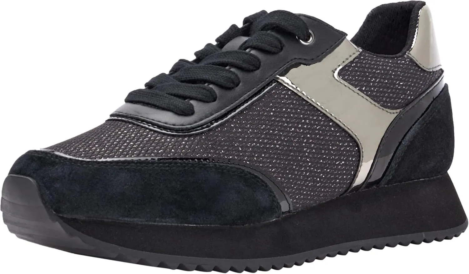 Geox Women's D Doralea A Trainers, black, 7 Women