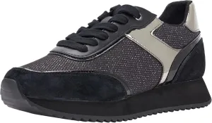 Geox Women's D Doralea A Trainers, black, 7 Women
