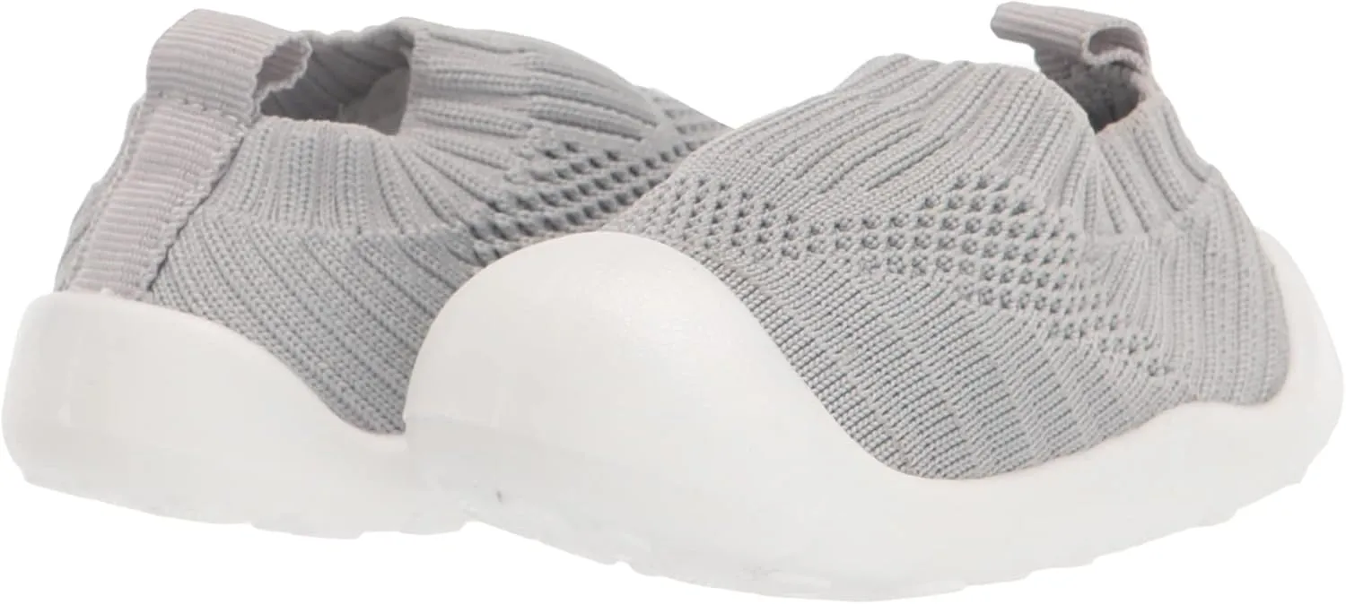 Gerber Baby Girls' Baby Toddler Boy and Girl Stretchy Knit Slip-On Sneaker