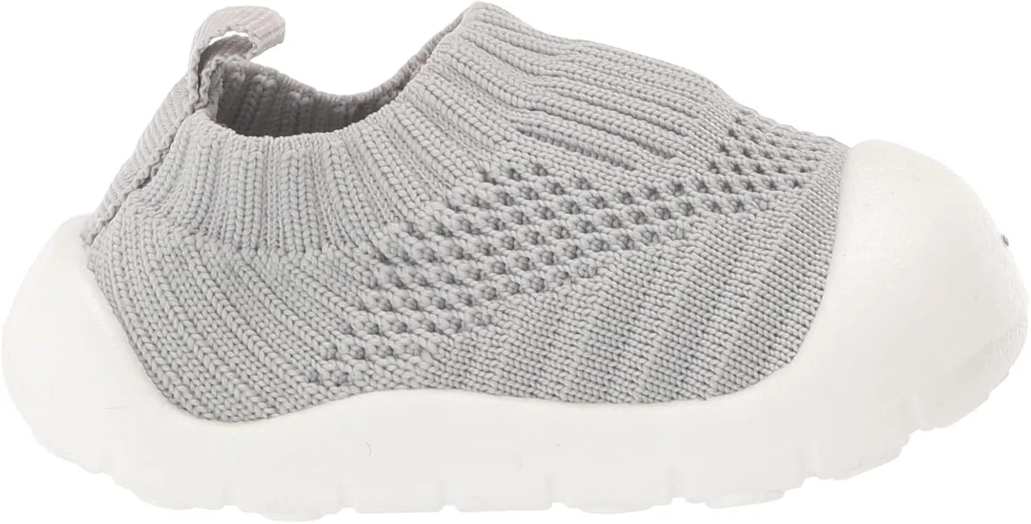 Gerber Baby Girls' Baby Toddler Boy and Girl Stretchy Knit Slip-On Sneaker