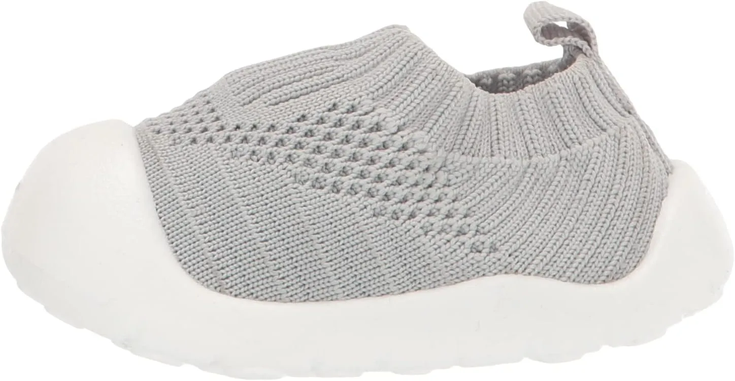 Gerber Baby Girls' Baby Toddler Boy and Girl Stretchy Knit Slip-On Sneaker