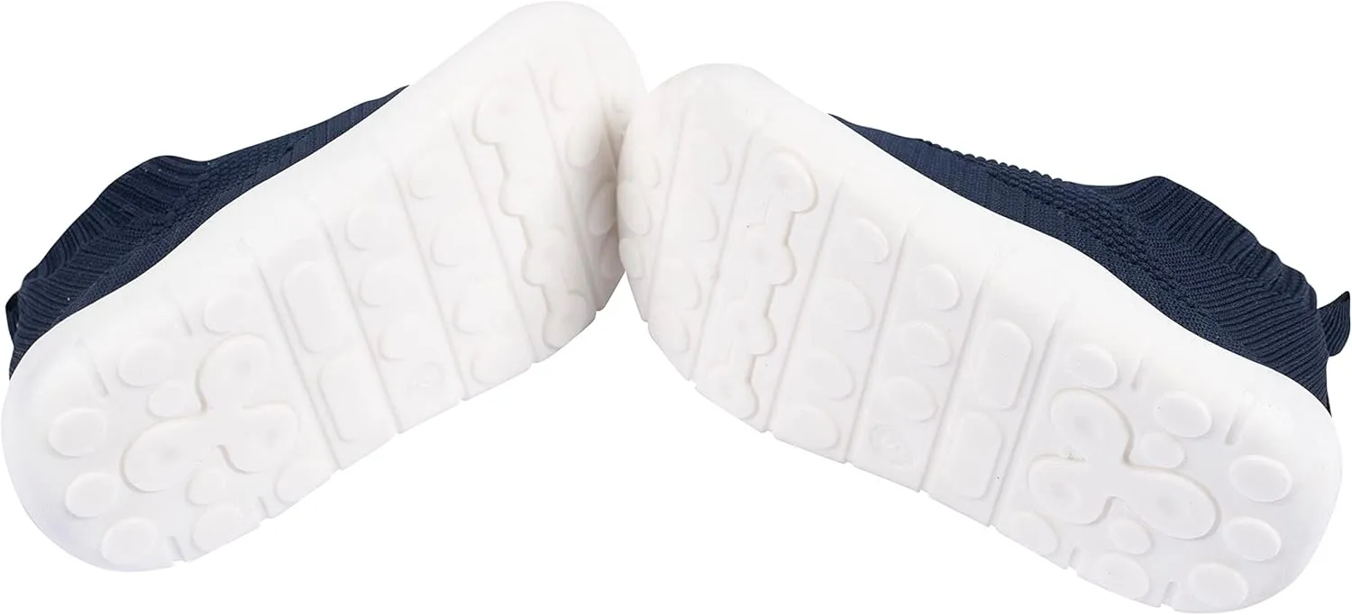 Gerber Kids' Baby Toddler Boy and Girl Stretchy Knit Slip-On Sneaker