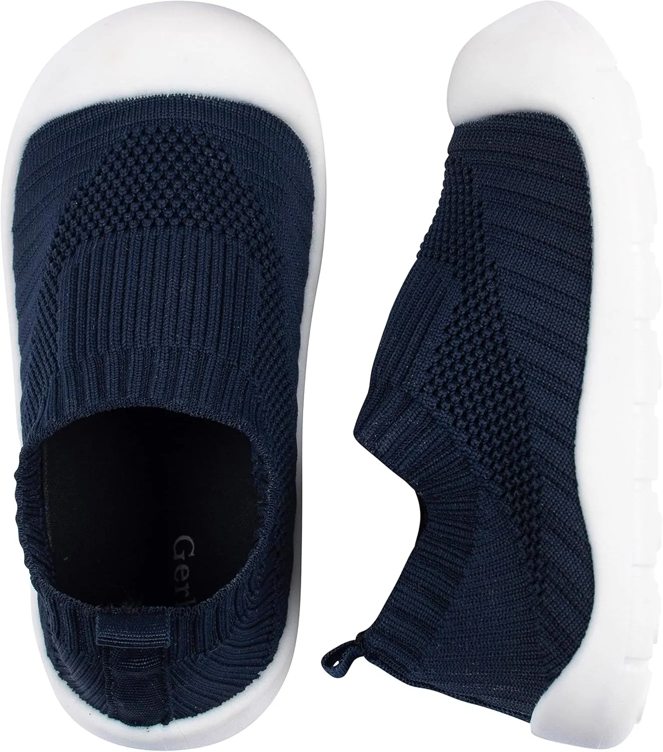 Gerber Kids' Baby Toddler Boy and Girl Stretchy Knit Slip-On Sneaker