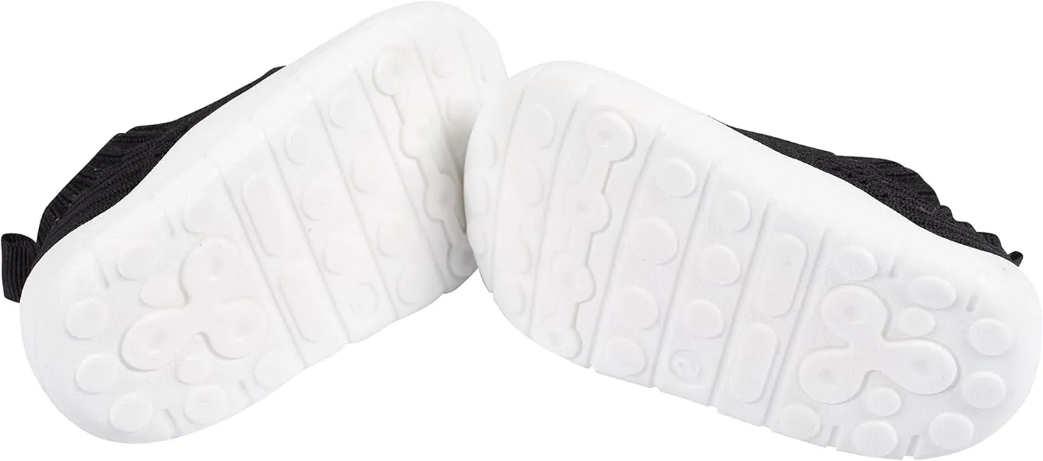 Gerber Kids' Baby Toddler Boy and Girl Stretchy Knit Slip-On Sneaker
