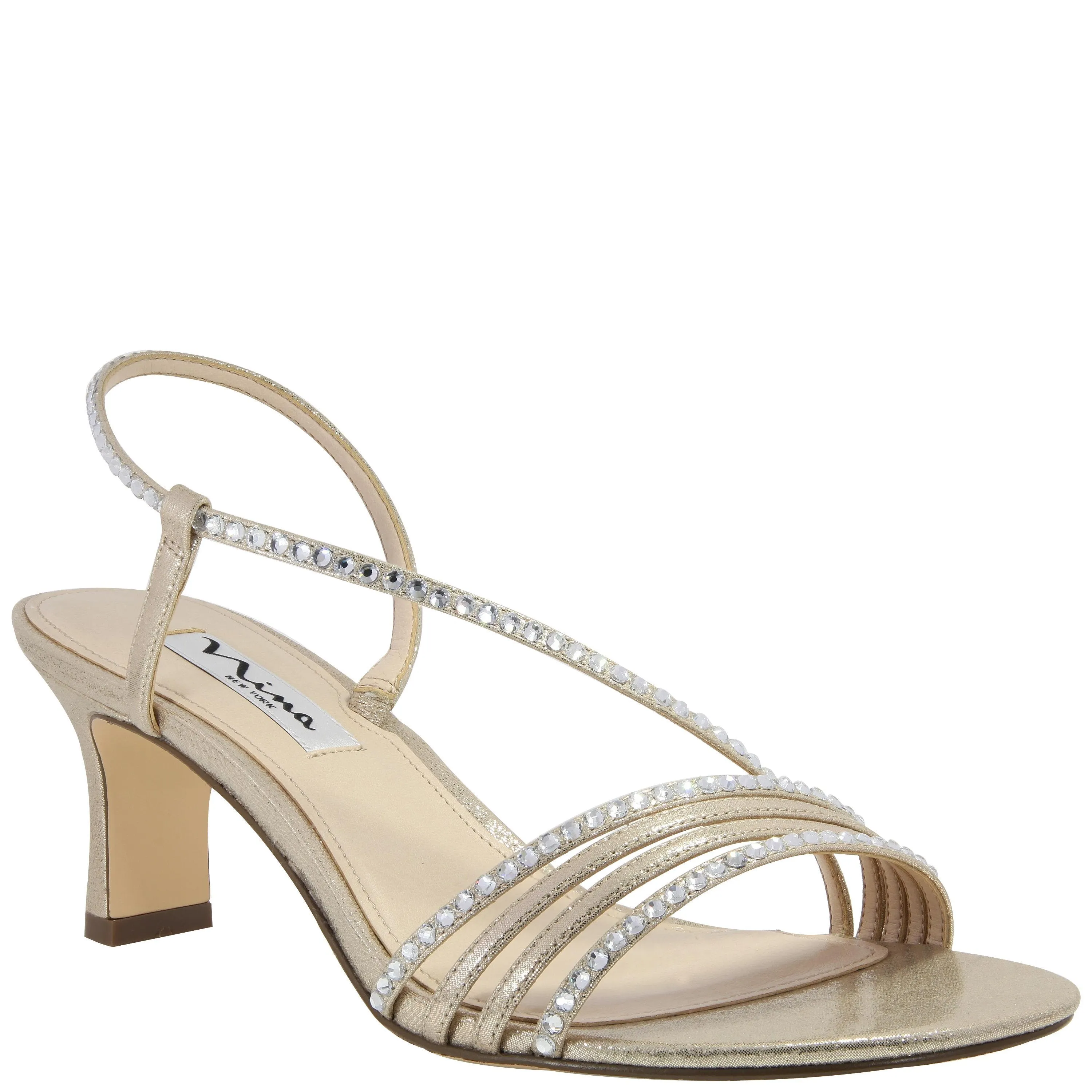 GERRI-TAUPE REFLECTIVE SUEDETTE