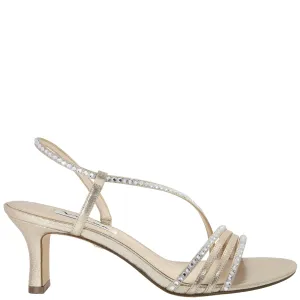 GERRI-TAUPE REFLECTIVE SUEDETTE