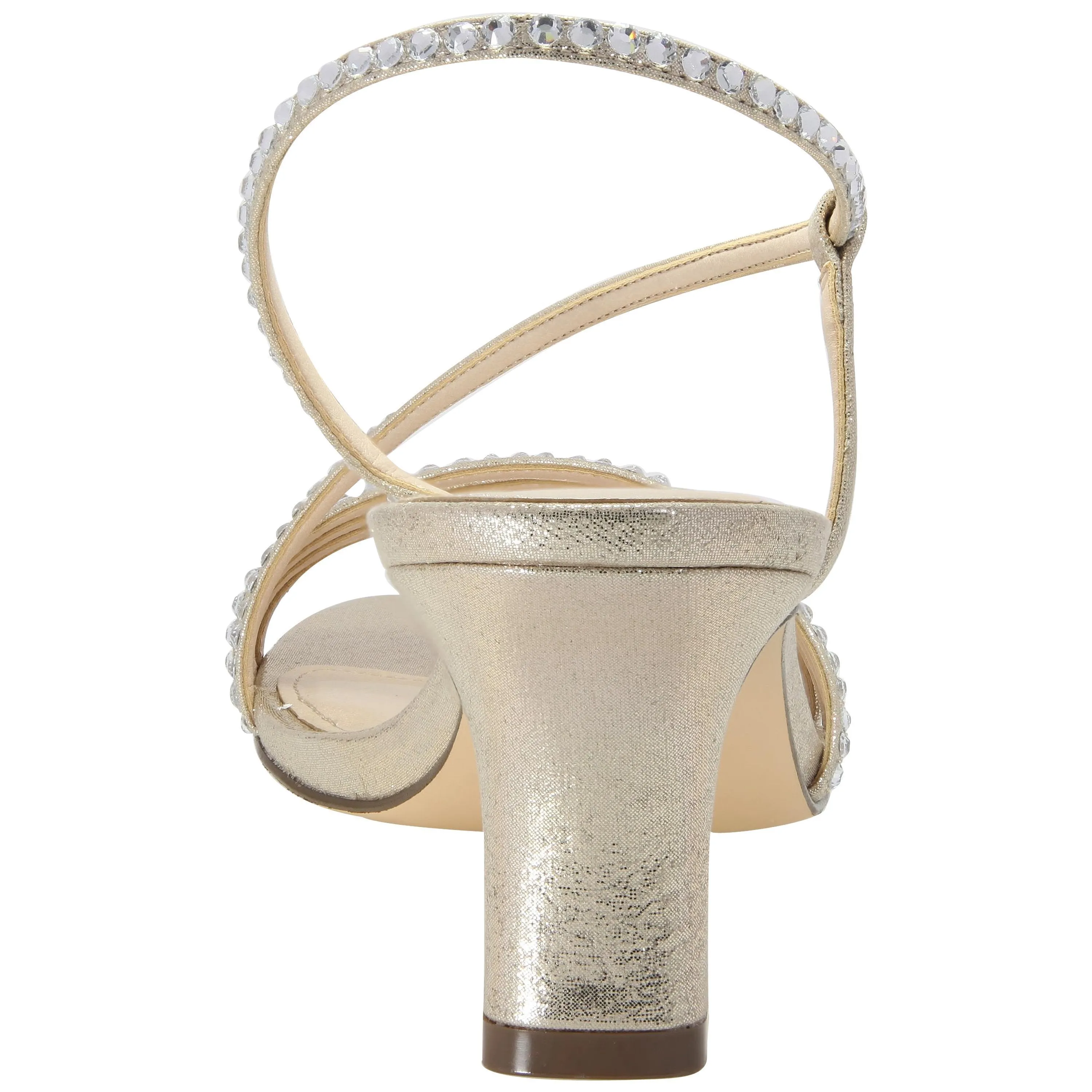 GERRI-TAUPE REFLECTIVE SUEDETTE