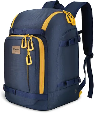 Goloni Ski Boot Bag - 50L Waterproof Ski and Snowboard Boots Travel Backpack for Skis, Snowboard, Ski Helmet, & Accessories