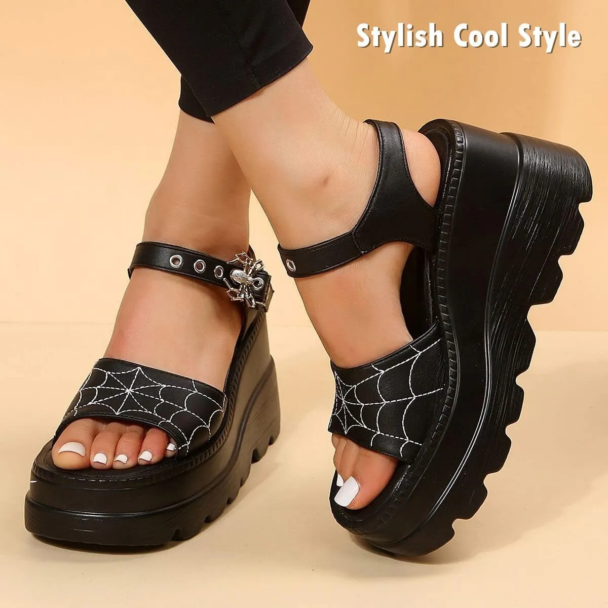 Gothniero womens Summer Slide Sandals