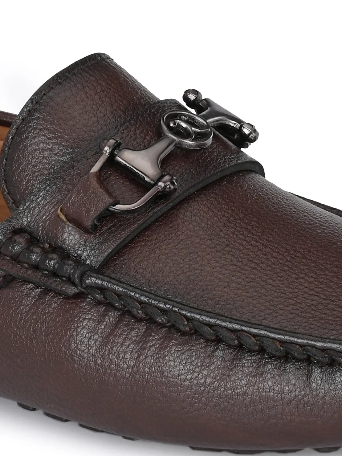 Guava Men's Brown Casual Slip On Driving Loafers (GV15JA775)