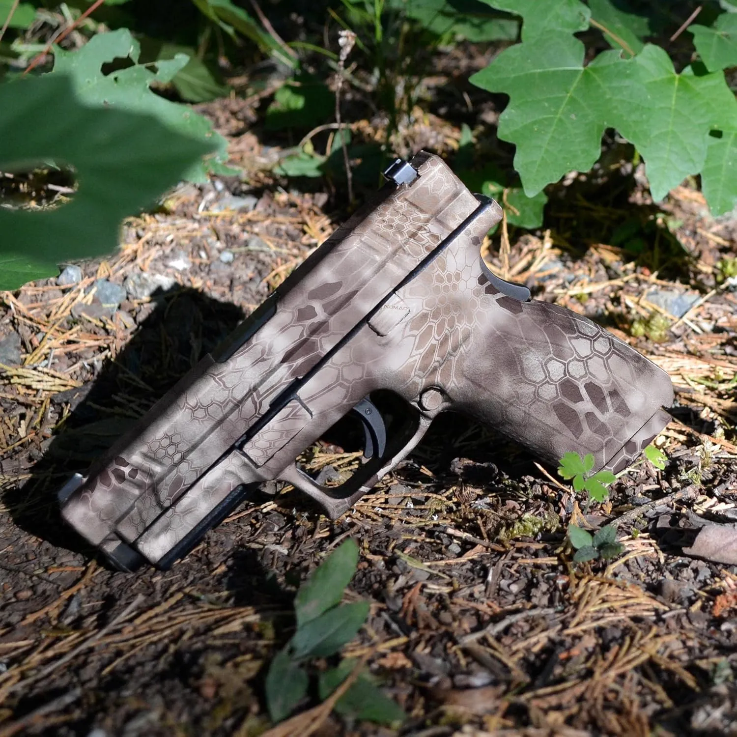 GunSkins Universal Pistol Skin Compatible with Airsoft AEG and BB Gun- Vinyl Wrap - Trim to Install - 100% Waterproof - Non-Reflective Matte Finish - Made in USA