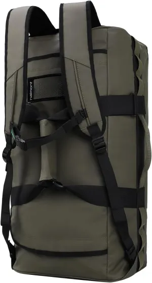 Haimont Water Resistant Backpack Duffle Heavy Duty Convertible Duffle Bag with Backpack Straps for Gym, Sports, Travel, Army Green, 60L