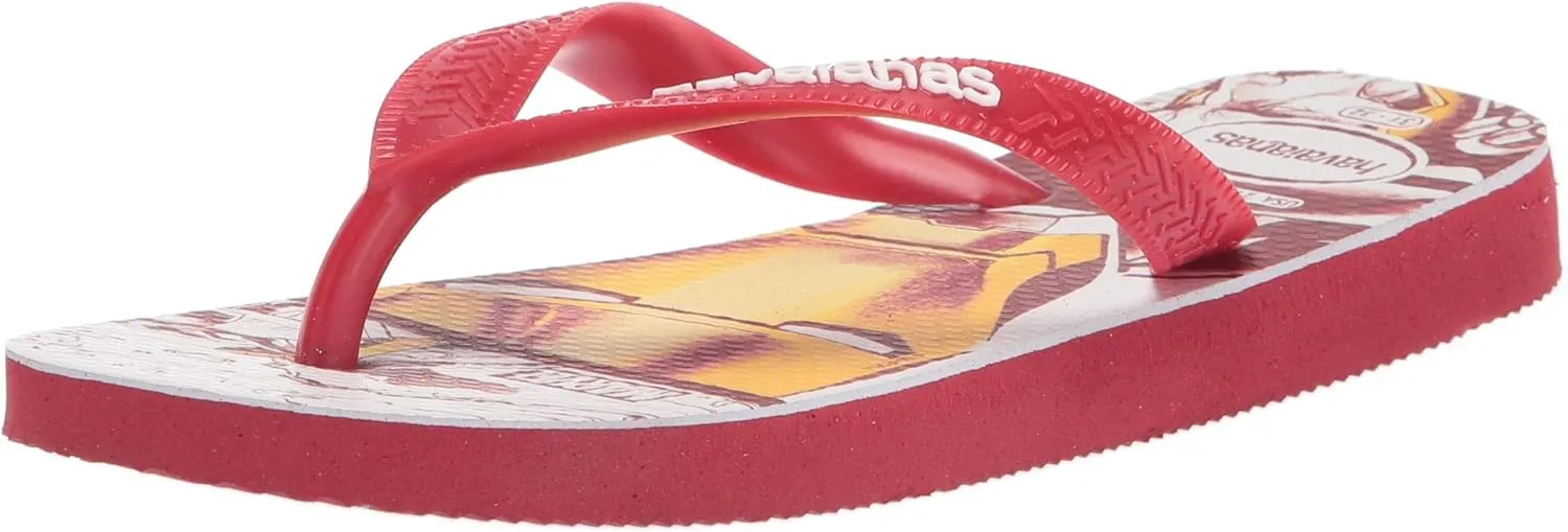 Havaianas Kids Top Marvel Sandal, Red, 9