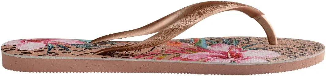 Havaianas Women's Slim Animal Floral Flip Flop Sandal