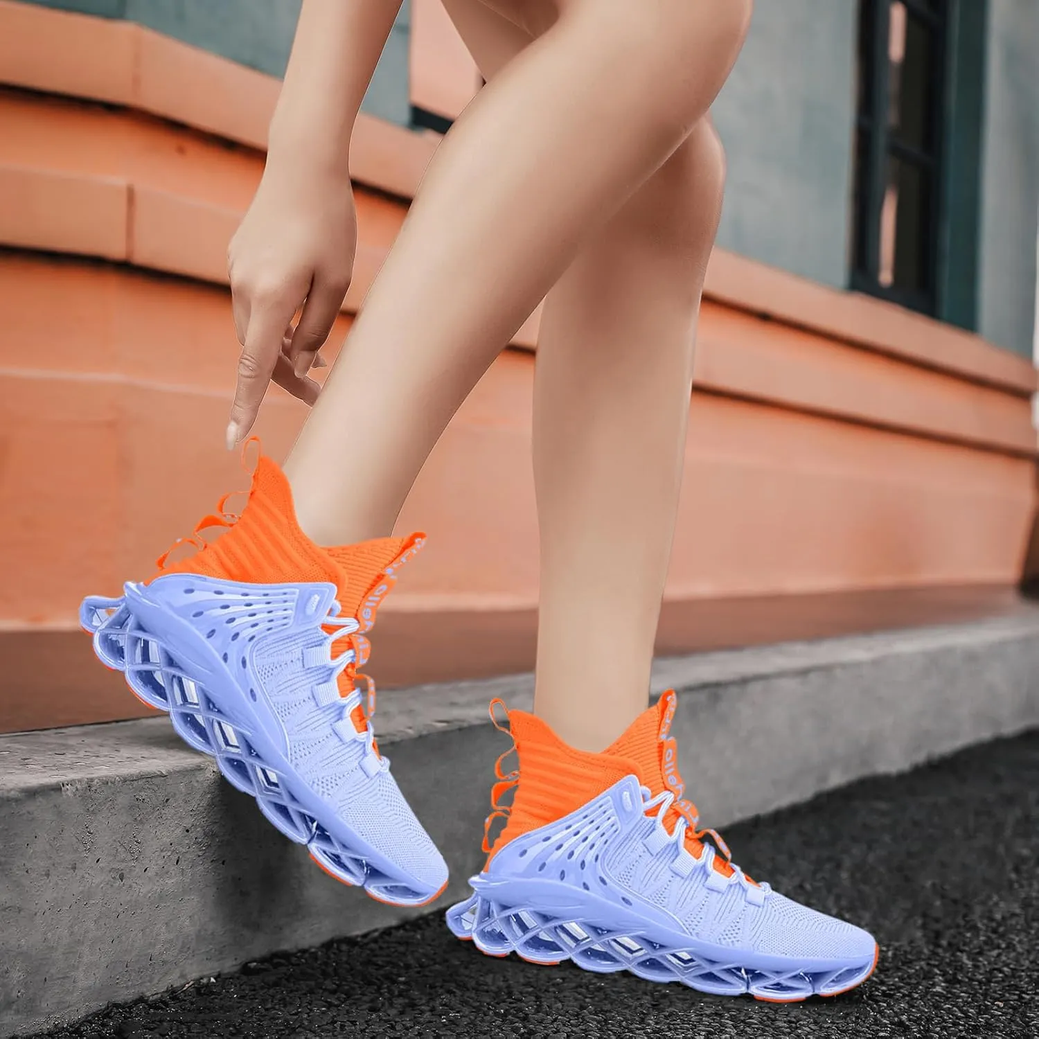 Hello MrLin Shoes for Women Slip on Walking Running Shoes Blade Tennis Fashion Sneakers Comfort Non Slip Athletic Trainer