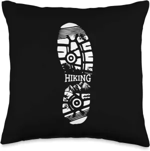 Hiking Boot Gift For A Hiker Or Wanderer Throw Pillow