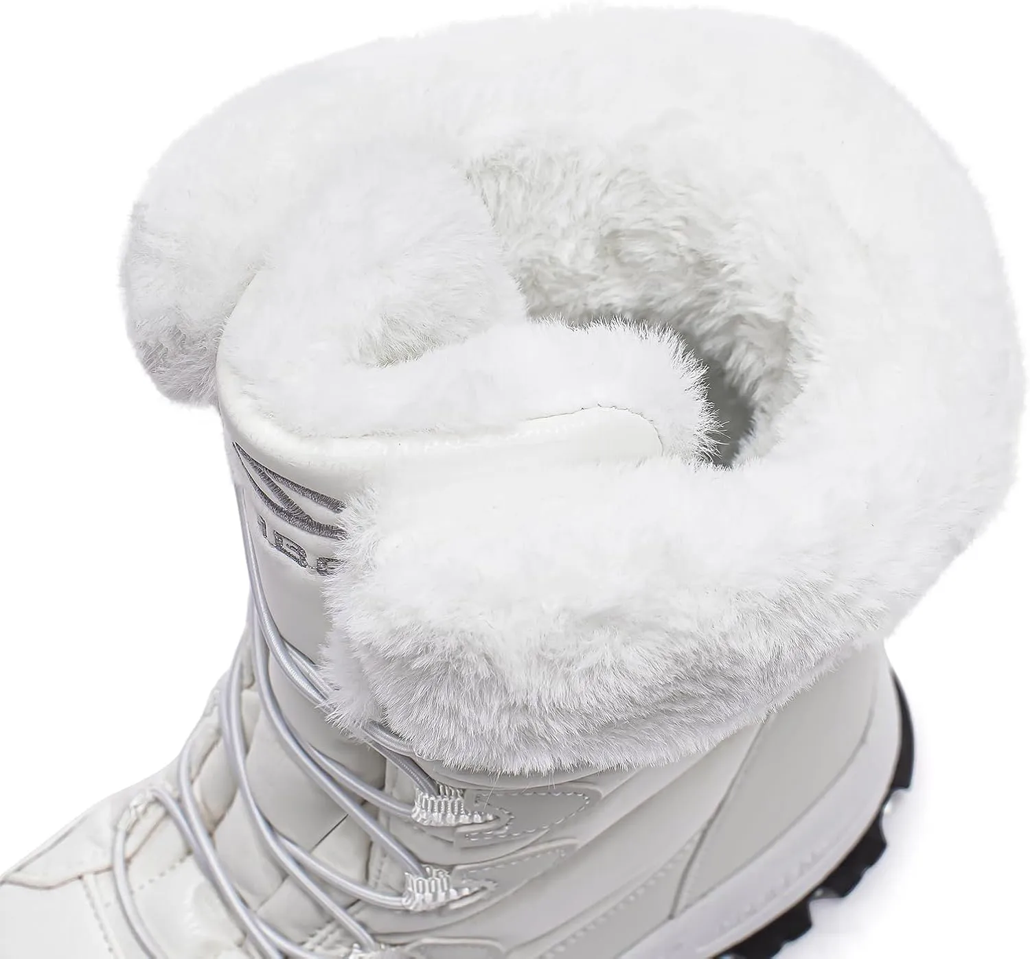 HOBIBEAR Kids Winter Snow Boots Waterproof Outdoor Warm Faux Fur Lined Shoes
