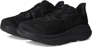 Hoka Men's Clifton 10 Sneaker, Black/Black, 11.5 Wide