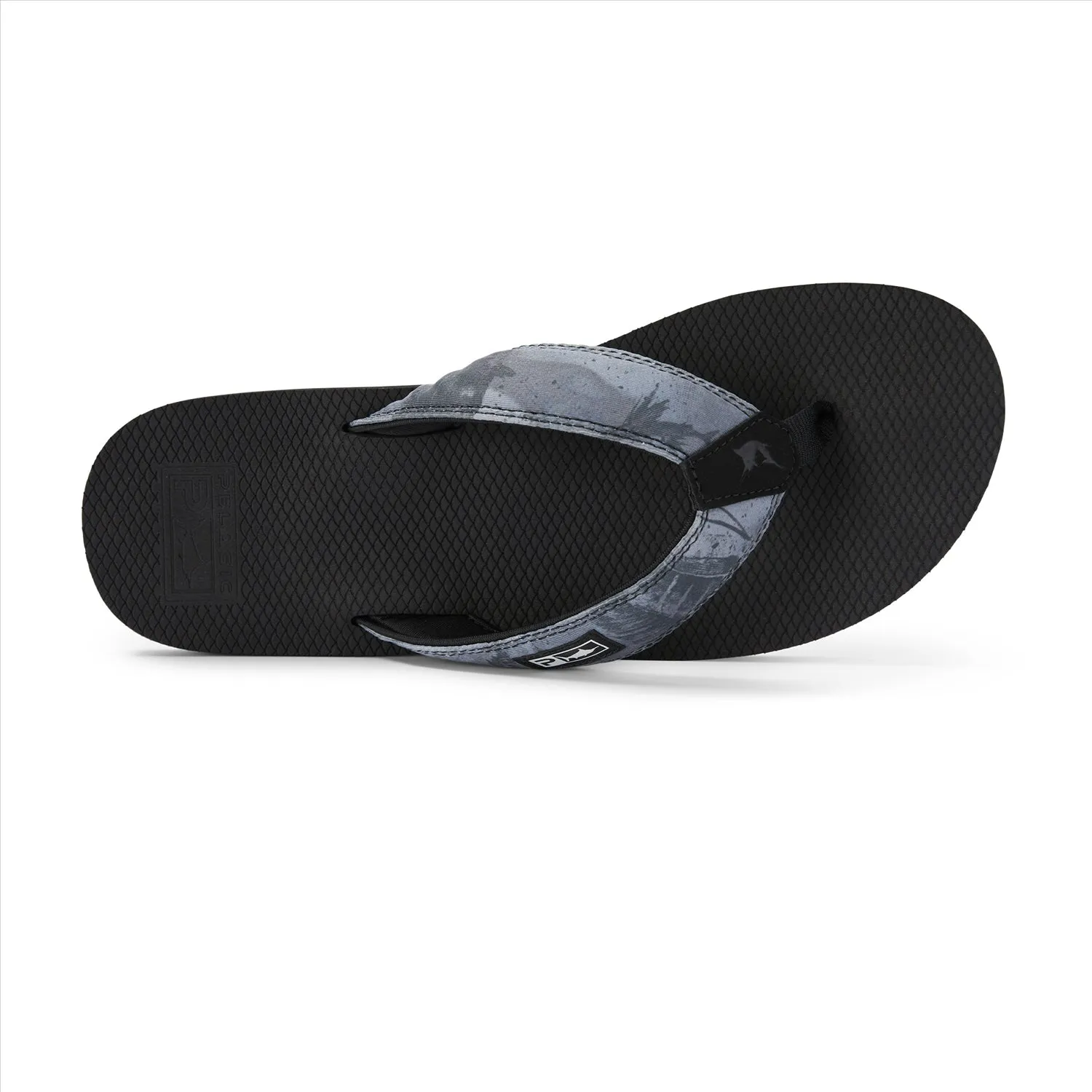 Hooked Up Performance Jandal - Open Seas Black