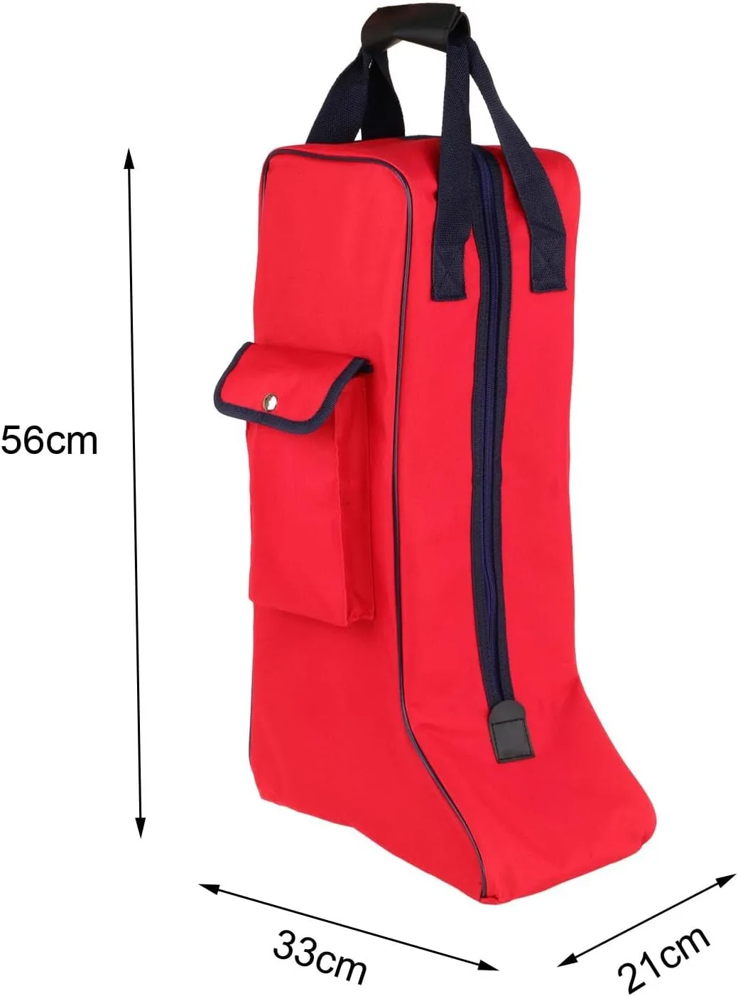 Horse Riding Tall Boot Bag Tall Boots Carry Pouch, Equestrian Equipment Organizer,Portable Tall Boots Storage Bags Knight Boot Bag for Home (red)