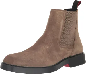 HUGO Men's Iker Suede Chelsea Boot Hiking Shoe