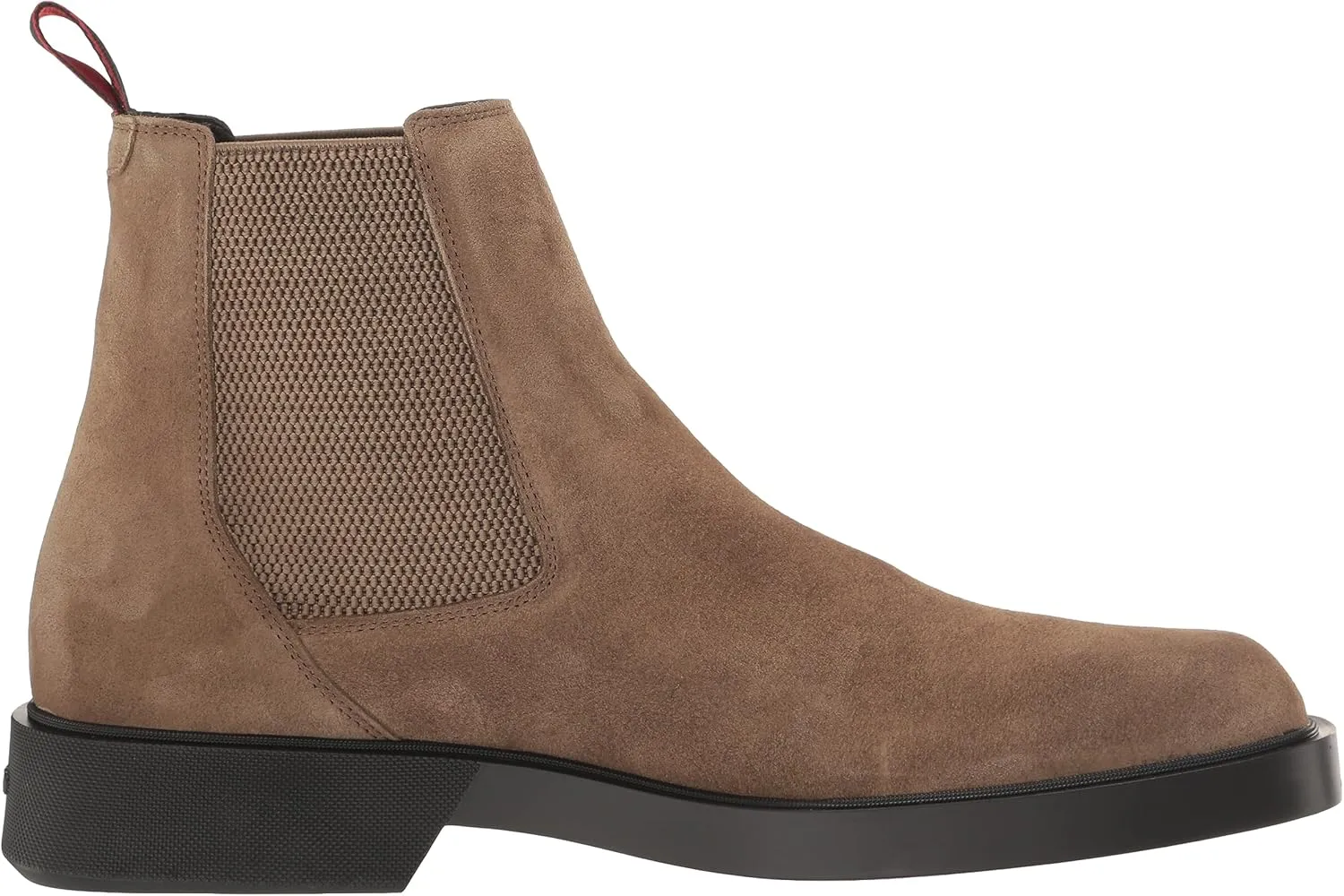 HUGO Men's Iker Suede Chelsea Boot Hiking Shoe