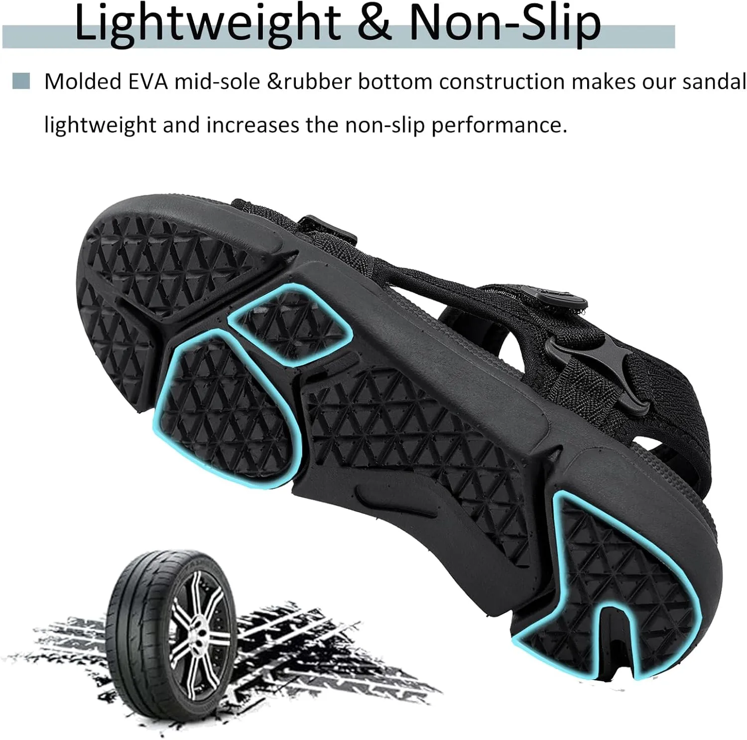 i78 Women’s Sandals LightWeight Comfort Soft Cushioning Footbed Sports Athletic Casual for Outdoor Walking Hiking