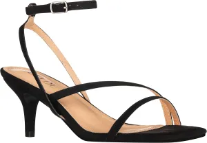 ILLUDE Women’s Ankle Strap Sandal Heels Low Kitten Heel Square Toe Strappy Heeled Sandals – Hera