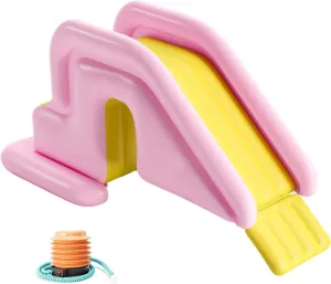Inflatable Pool Slide, 78.7x33.5x31.5 Inch PVC Swimming Pool Slide, Wide Water-Fillable for Outdoor, Indoor, Backyard, Style-2