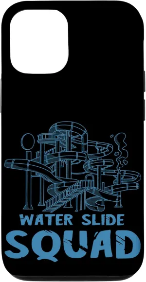 iPhone 12/12 Pro Water Slide Squad Amusement Team Park Water Slide Lover Case