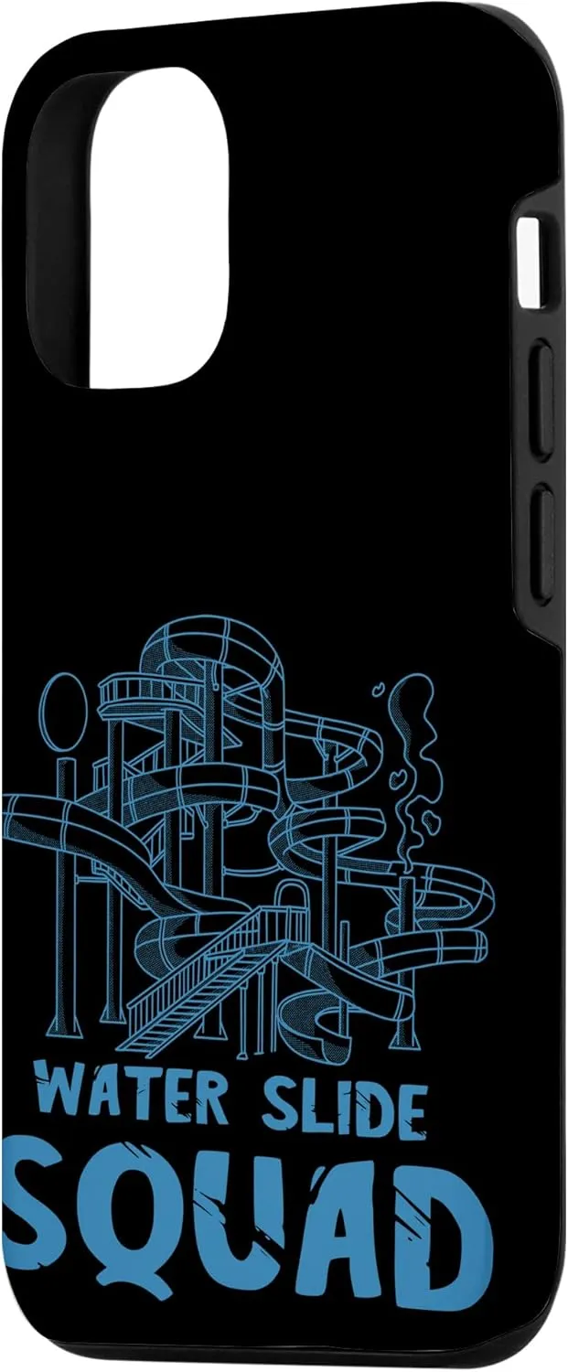 iPhone 12/12 Pro Water Slide Squad Amusement Team Park Water Slide Lover Case