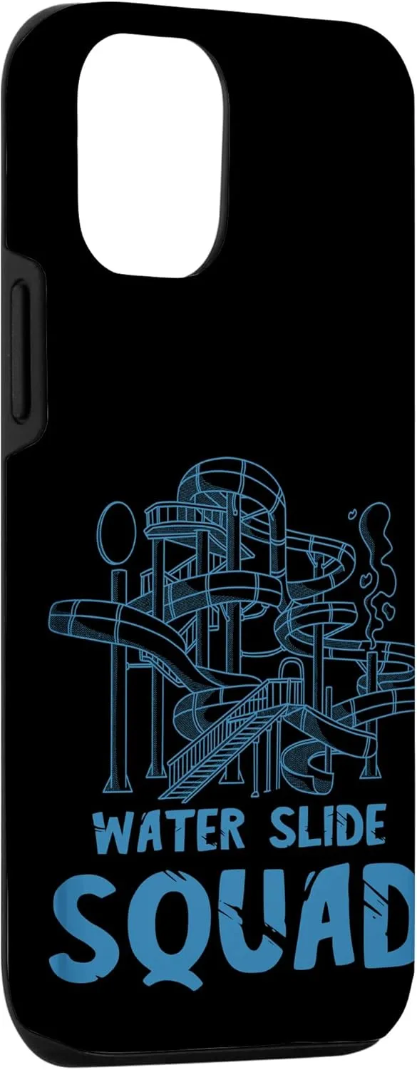 iPhone 12/12 Pro Water Slide Squad Amusement Team Park Water Slide Lover Case
