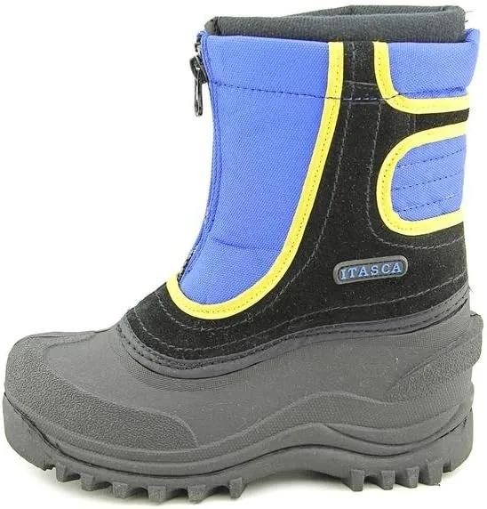 Itasca Unisex-Child Youth Snow Stomper Leather/Nylon Winter Boot