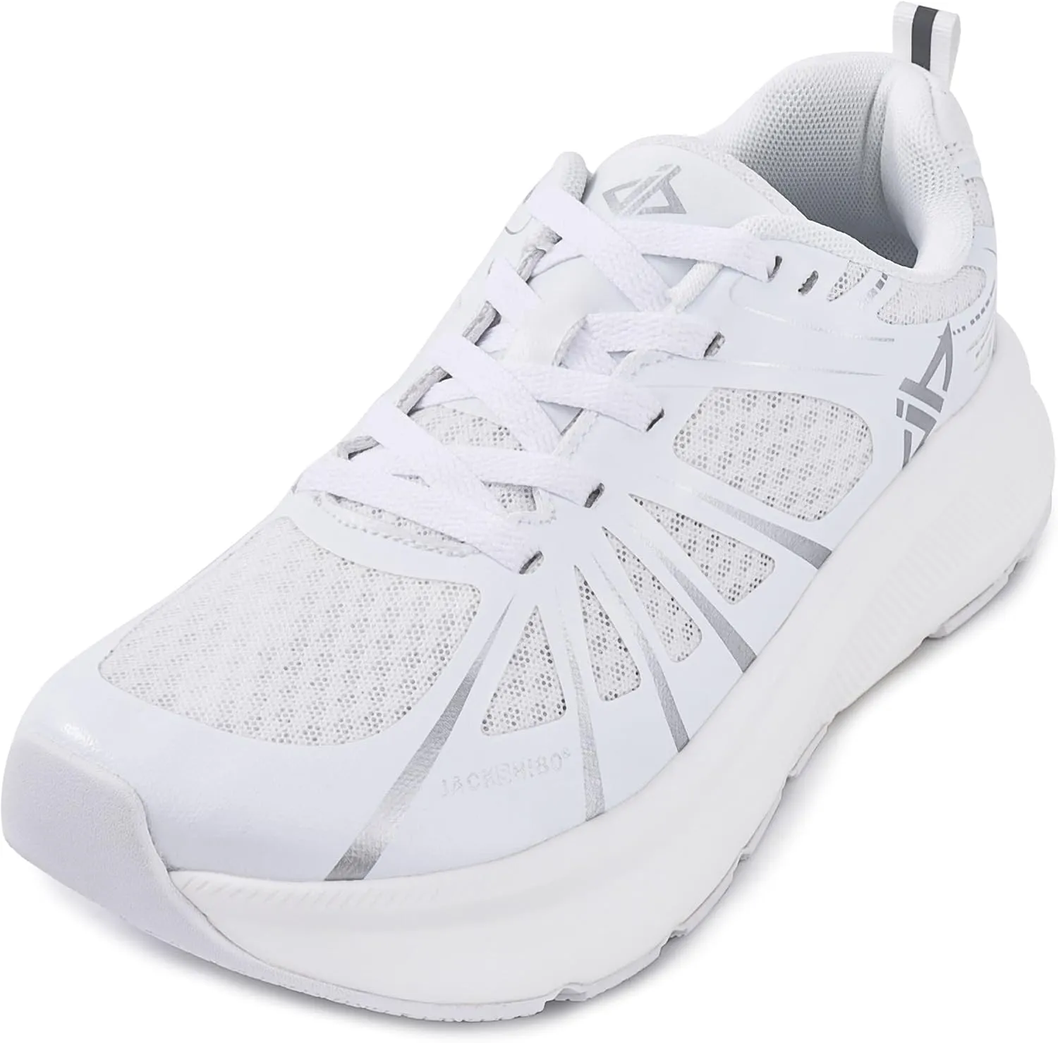 JACKSHIBO Men's Wide Toe Box Shoes Wide Width Sneakers Athletic Tennis Gym Workout Road Running Cross Training Walking Shoes Cushioned Zero Drop Platform Sneakers