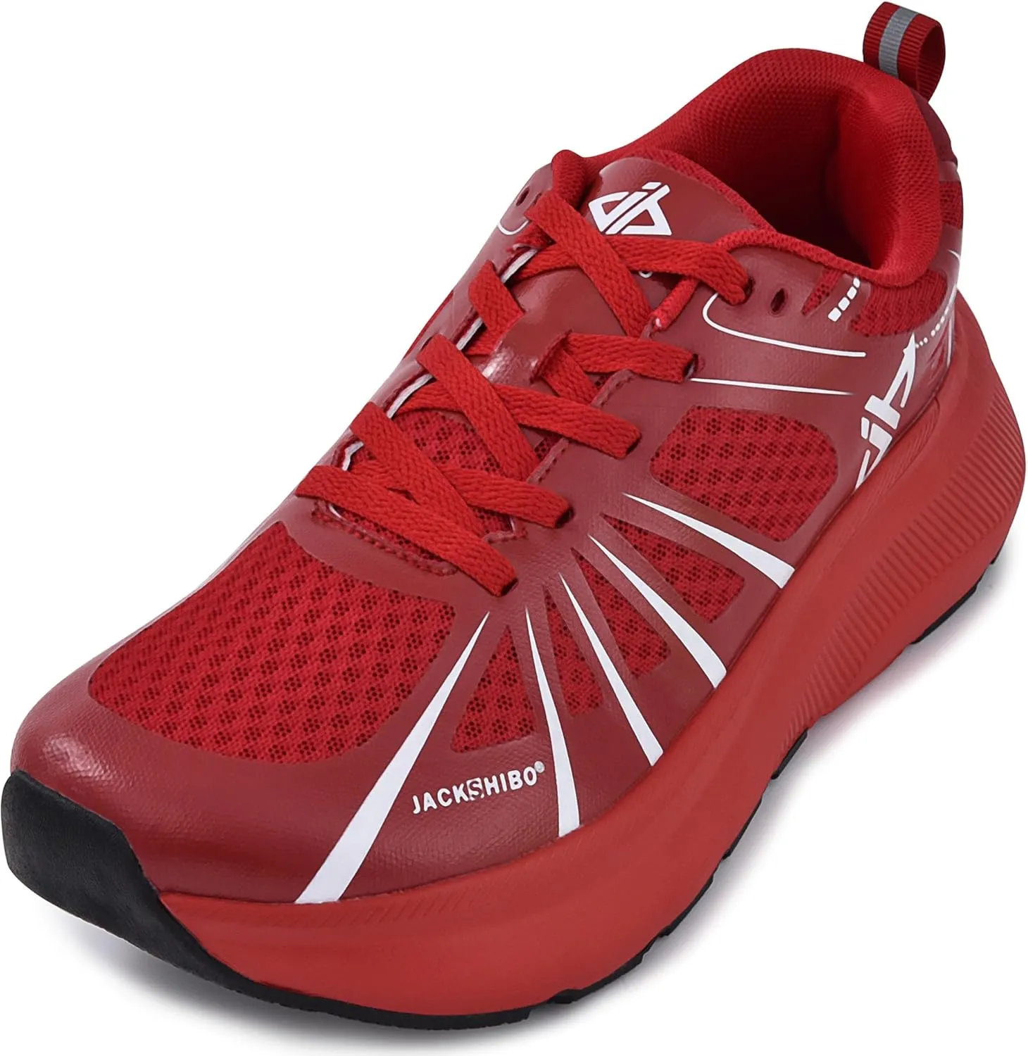 JACKSHIBO Men's Wide Toe Box Shoes Wide Width Sneakers Athletic Tennis Gym Workout Road Running Cross Training Walking Shoes Cushioned Zero Drop Platform Sneakers