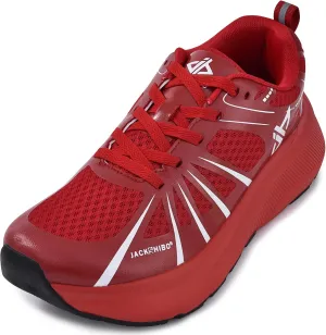 JACKSHIBO Men's Wide Toe Box Shoes Wide Width Sneakers Athletic Tennis Gym Workout Road Running Cross Training Walking Shoes Cushioned Zero Drop Platform Sneakers