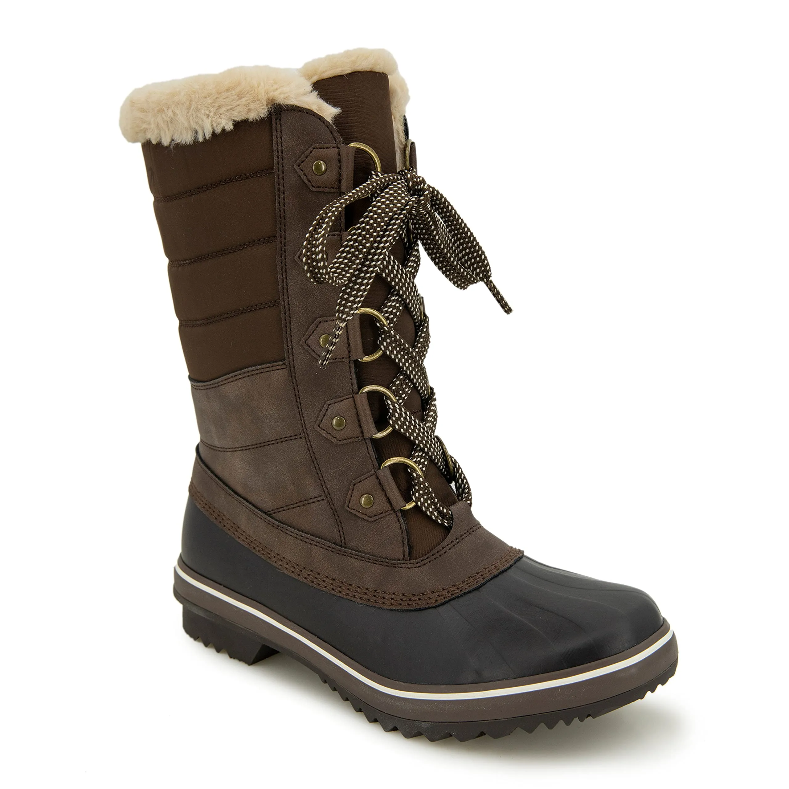 Jambu Women's Siberia Water Resistant Snow Boot, Brown, 11