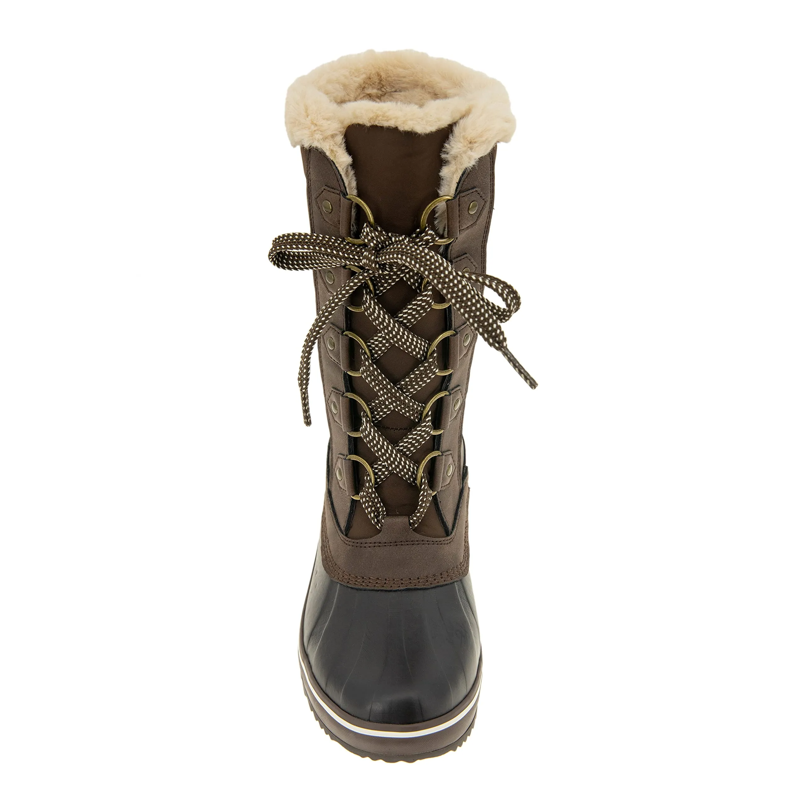 Jambu Women's Siberia Water Resistant Snow Boot, Brown, 11