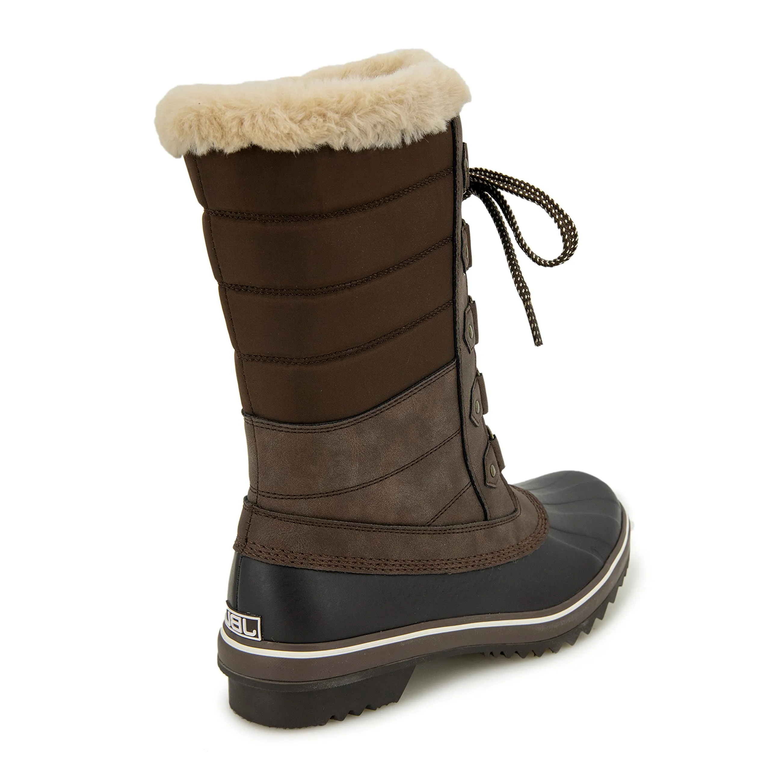 Jambu Women's Siberia Water Resistant Snow Boot, Brown, 11