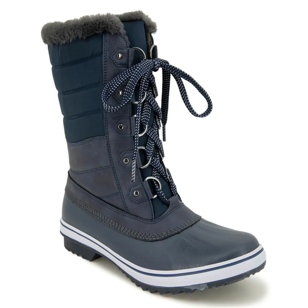 JBU by Jambu Women's Siberia Water Resistant Snow Boot, Navy, 8.5