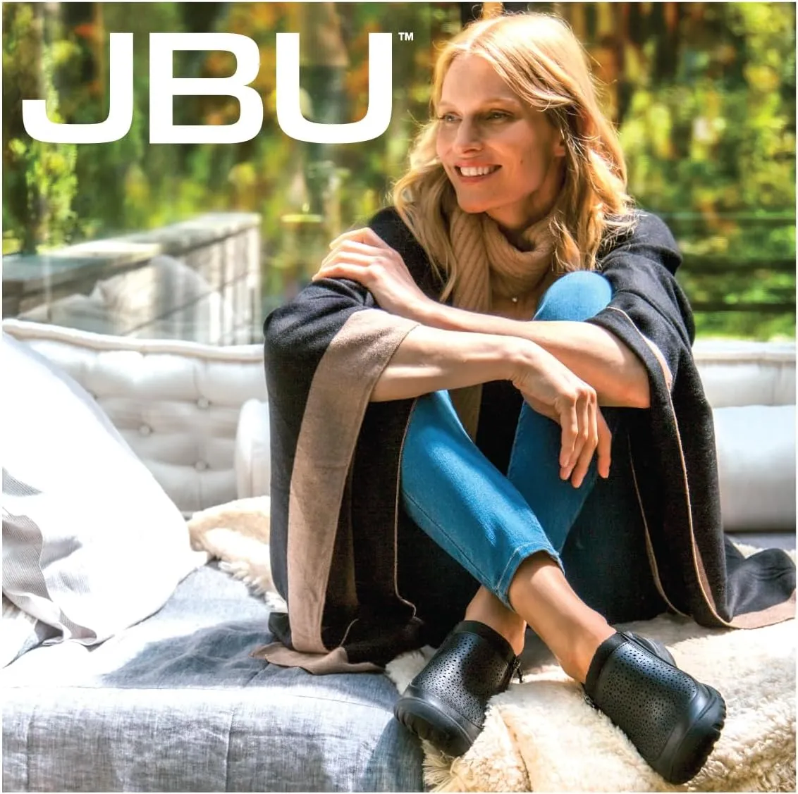 JBU Women's Loafer Side Zipper Slip On Comfort Casual Oxford Flat