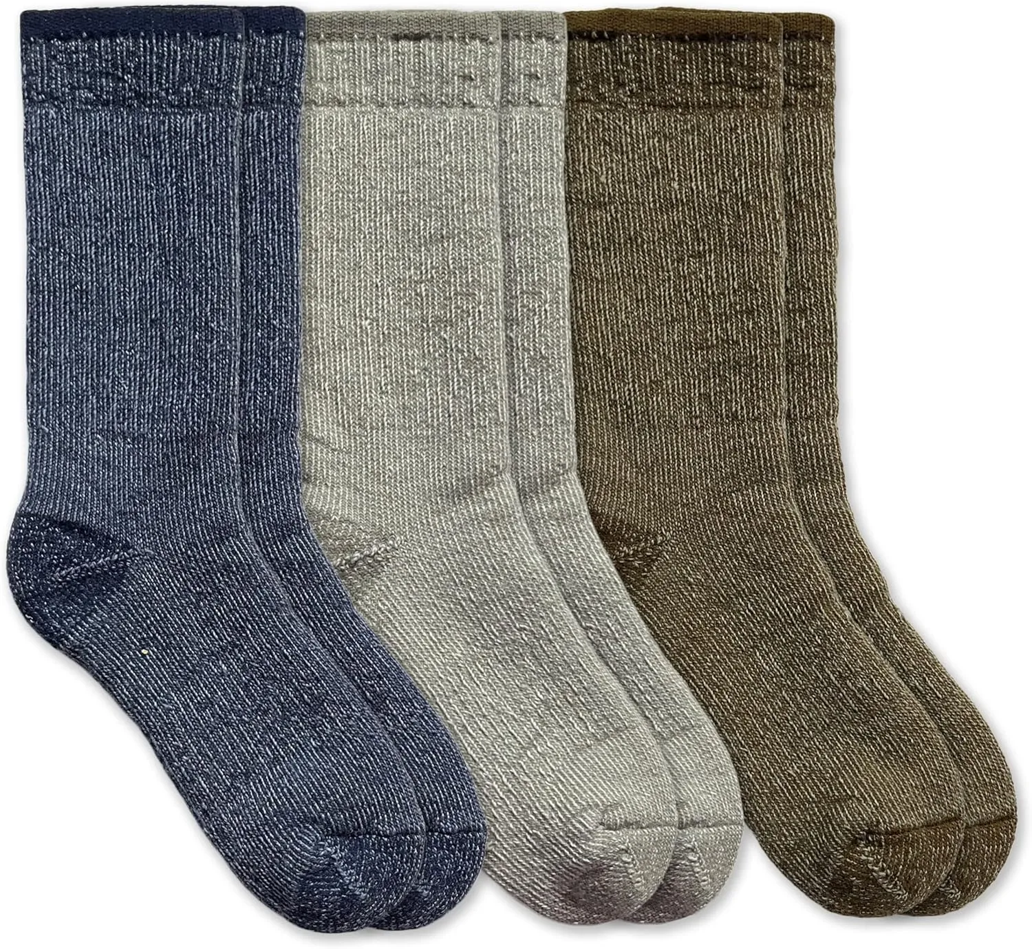 Jefferies Socks Boys Girls Merino Wool Cushion Boot Socks 3 Pair Pack