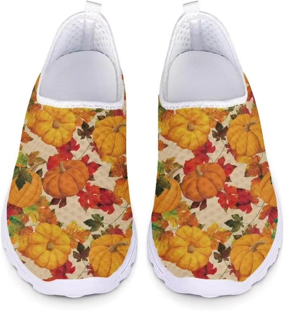 Jeiento Halloween Shoes for Women Men Halloween Party Walking Running Sneaker Shoes Slip-On Breathable Mesh Workout Fashion Shoes