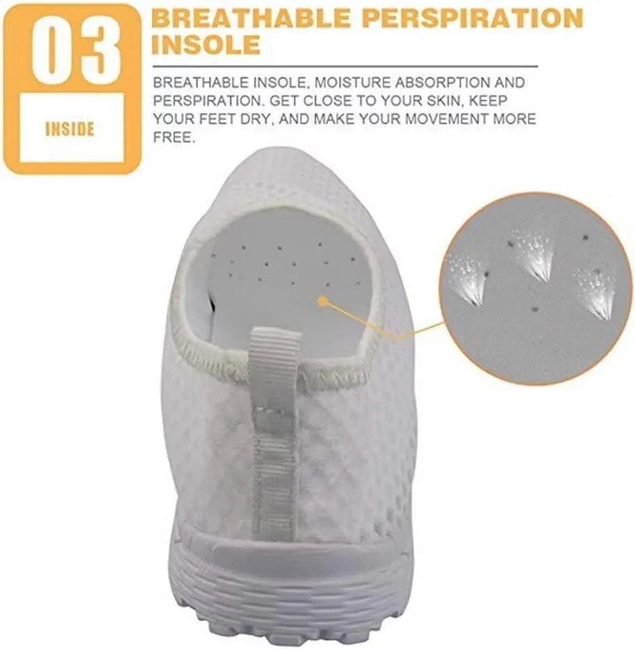 Jeiento Halloween Shoes for Women Men Halloween Party Walking Running Sneaker Shoes Slip-On Breathable Mesh Workout Fashion Shoes